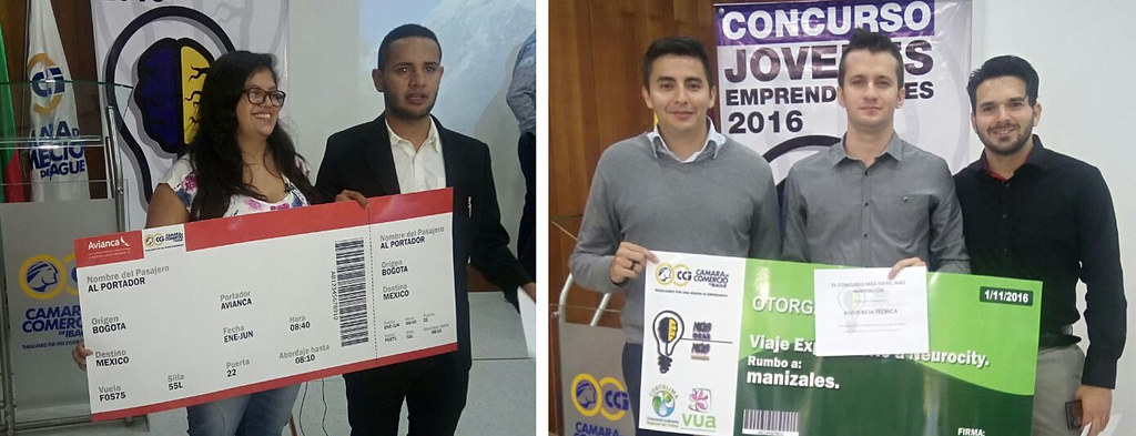 Ganadores Concurso de Emprendimiento 2016 - Unibagué