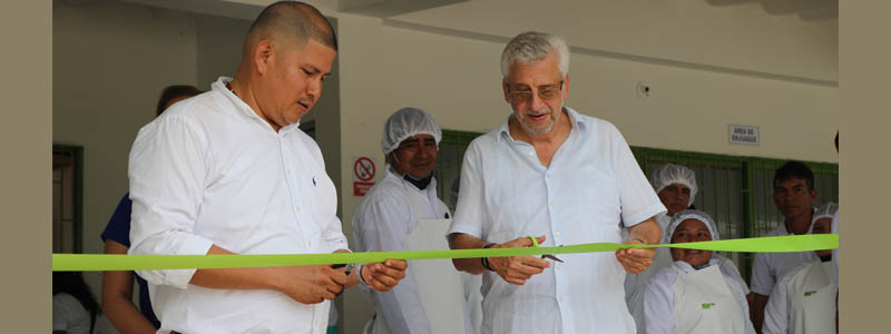 Inauguración de la planta procesadora de cachaco en Natagaima